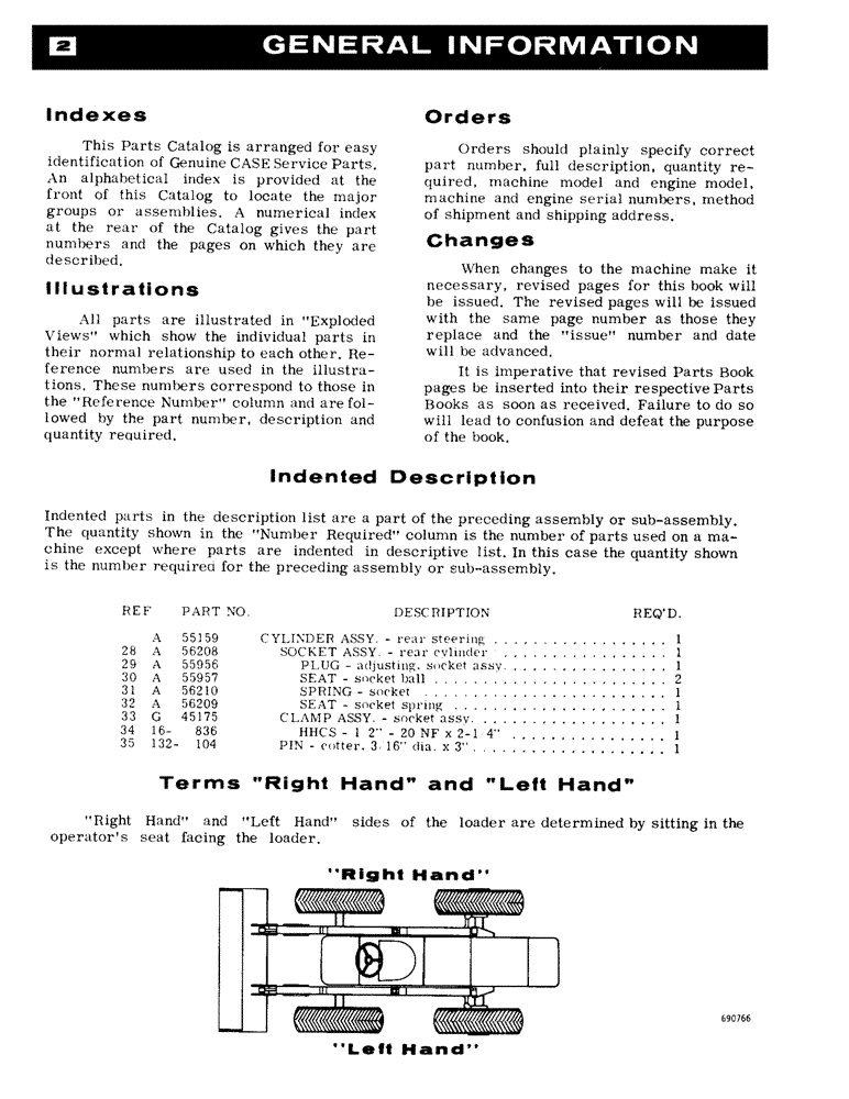 Схема запчастей Case W7 - (002) - GENERAL INFORMATION (00) - PICTORIAL INDEX