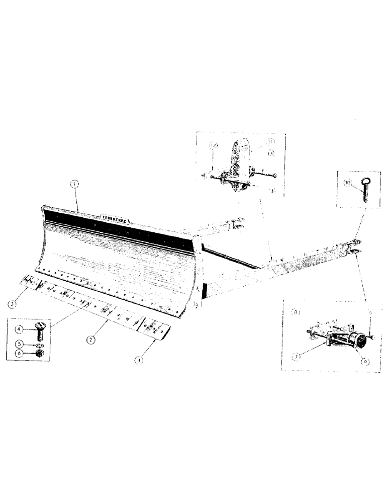 Схема запчастей Case 500 - (214) - BULLDOZER (05) - UPPERSTRUCTURE CHASSIS