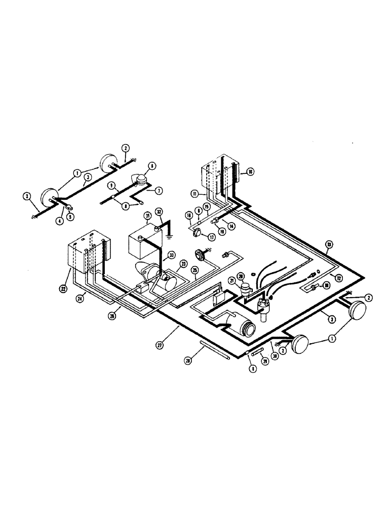 Схема запчастей Case 500 - (056) - ELECTRICAL EQUIPMENT AND WIRING, (188) SPARK IGNITION ENGINE, WITH GENERATOR SYSTEM (06) - ELECTRICAL SYSTEMS