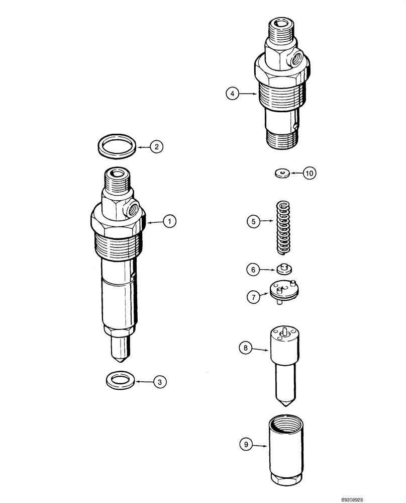 Схема запчастей Case 586G - (03-06) - FUEL INJECTION - NOZZLE, 4-390 EMISSIONS CERTIFIED ENGINE (03) - FUEL SYSTEM