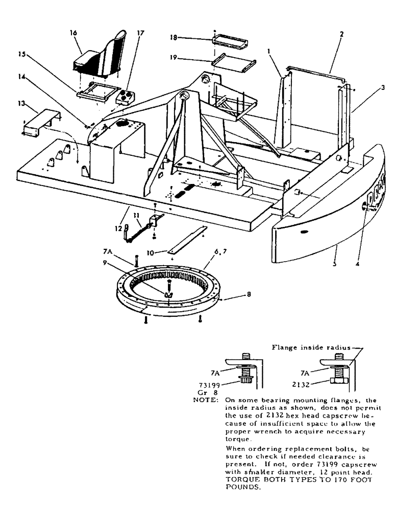 Схема запчастей Case 30YC - (022) - TURNTABLE AND ATTACHING PARTS (05) - UPPERSTRUCTURE CHASSIS