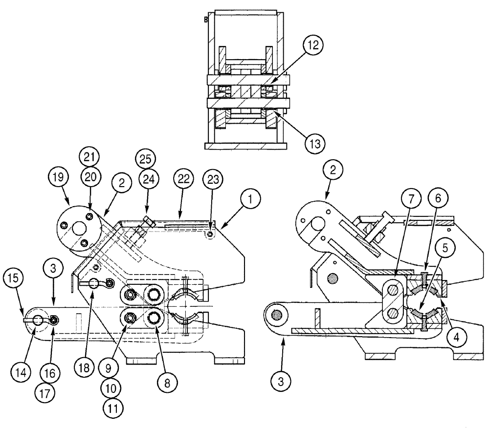 Схема запчастей Case 6030 - (09-13) - WRENCH, POWER, FIXED, CLAMP ASSY (09) - CHASSIS/ATTACHMENTS