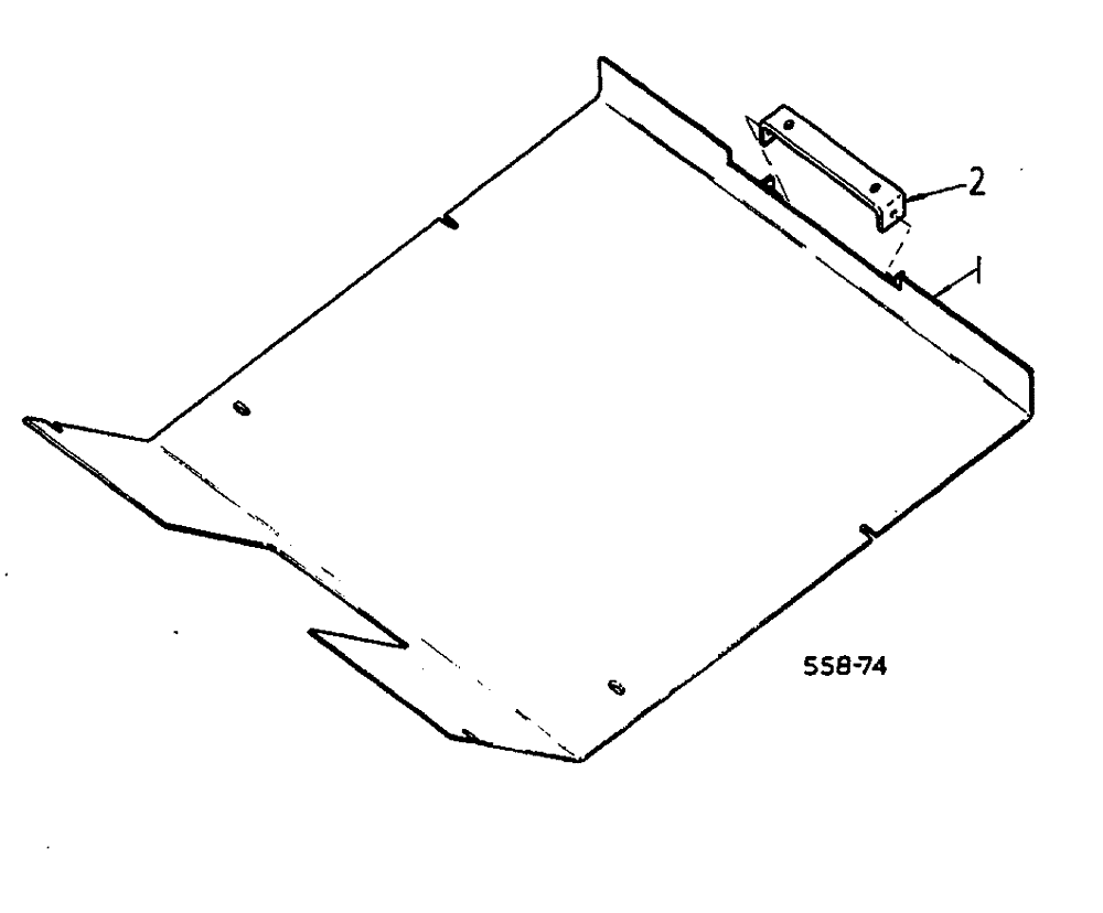 Схема запчастей Case 3400 - (149) - HYDRAULIC PIPE GUARD ATTACHMENT (35) - HYDRAULIC SYSTEMS