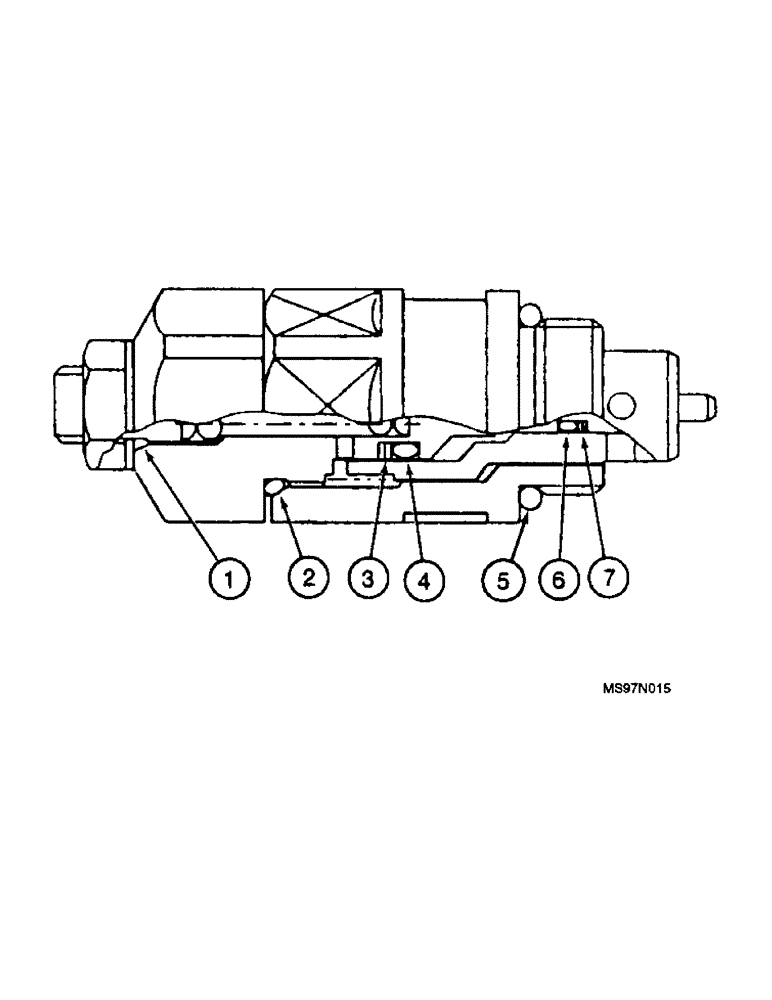 Схема запчастей Case 9045B - (8-106) - HYDRAULIC CONTROL VALVE COMPONENTS, RELIEF VALVE COMPONENTS (08) - HYDRAULICS