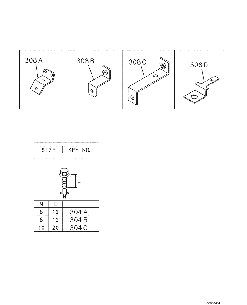Схема запчастей Case CX350B - (04-21) - BRACKET (04) - ELECTRICAL SYSTEMS