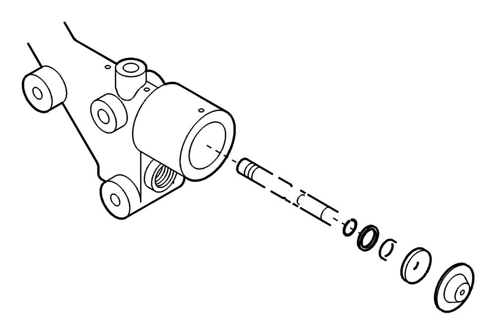 Схема запчастей Case 221D - (23.032[001]) - PRESS.REL.VALVE (OPTION) (S/N 581101-UP) (35) - HYDRAULIC SYSTEMS