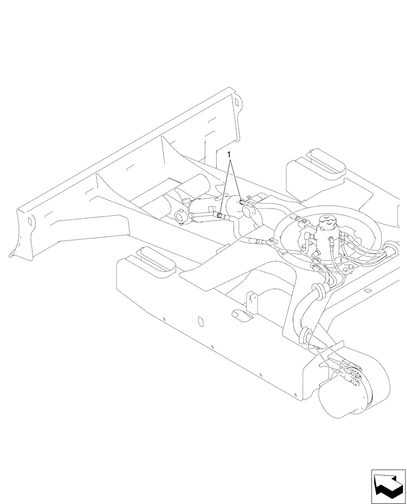 Схема запчастей Case CX36B - (02-024[00]) - HYD CONNECTOR, CYLINDER - DOZER (35) - HYDRAULIC SYSTEMS