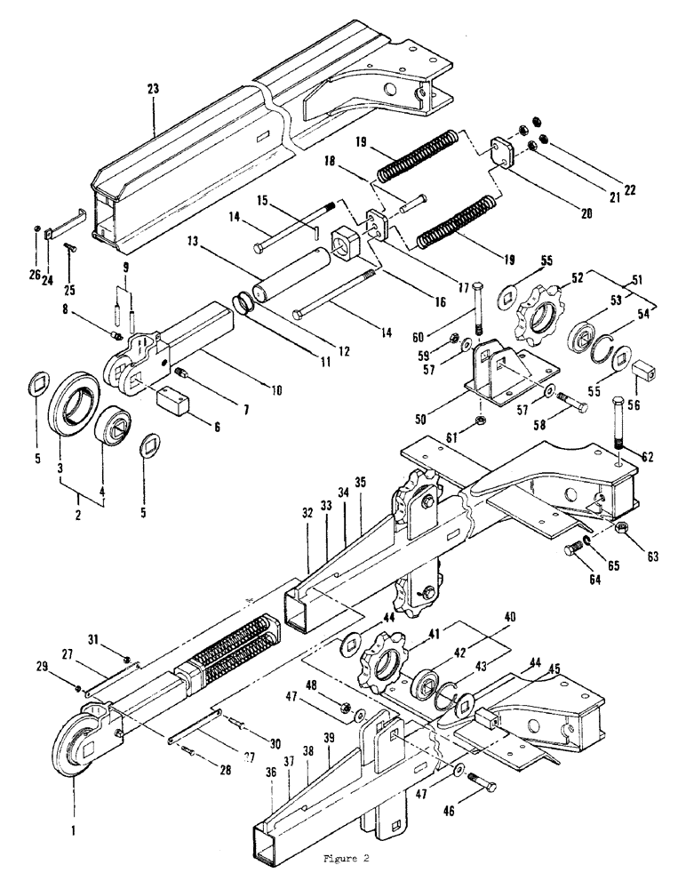 Схема запчастей Case 700 - (06) - BOOMS - BOOM END - IDLER SPROCKETS 