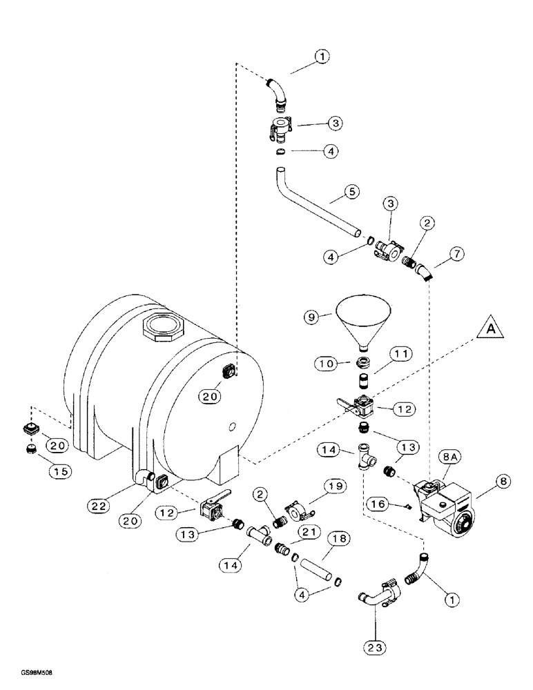 Схема запчастей Case BPGHP335 - (9-04) - MIXING PUMP SYSTEM 