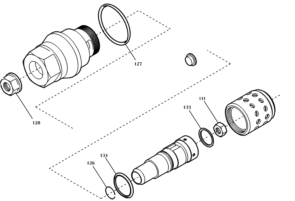 Схема запчастей Case 221D - (23.110[001]) - VALVE CONTROL VALVE (S/N 581101-UP) (35) - HYDRAULIC SYSTEMS