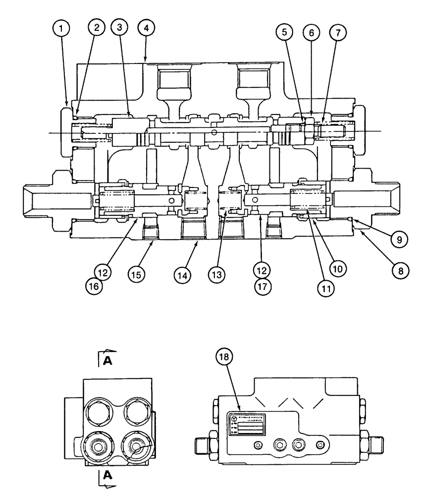 Схема запчастей Case 9040 - (8-56) - 153406A1 CUSHION VALVE ASSEMBLY (08) - HYDRAULICS