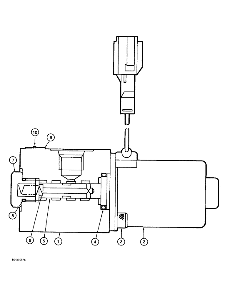 Схема запчастей Case 9060B - (8-202) - SOLENOID VALVES, FOR FREE SWING AND AUXILIARY EQUIPMENT (08) - HYDRAULICS