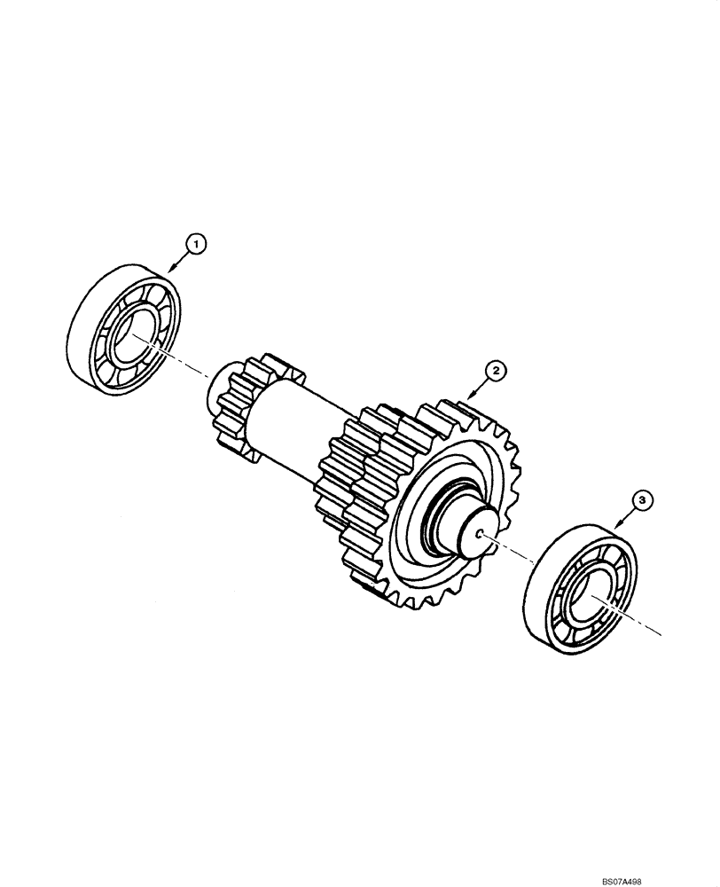 Схема запчастей Case 865 VHP - (06.13[00]) - TRANSMISSION - 6TH SPEED AXLE (06) - POWER TRAIN