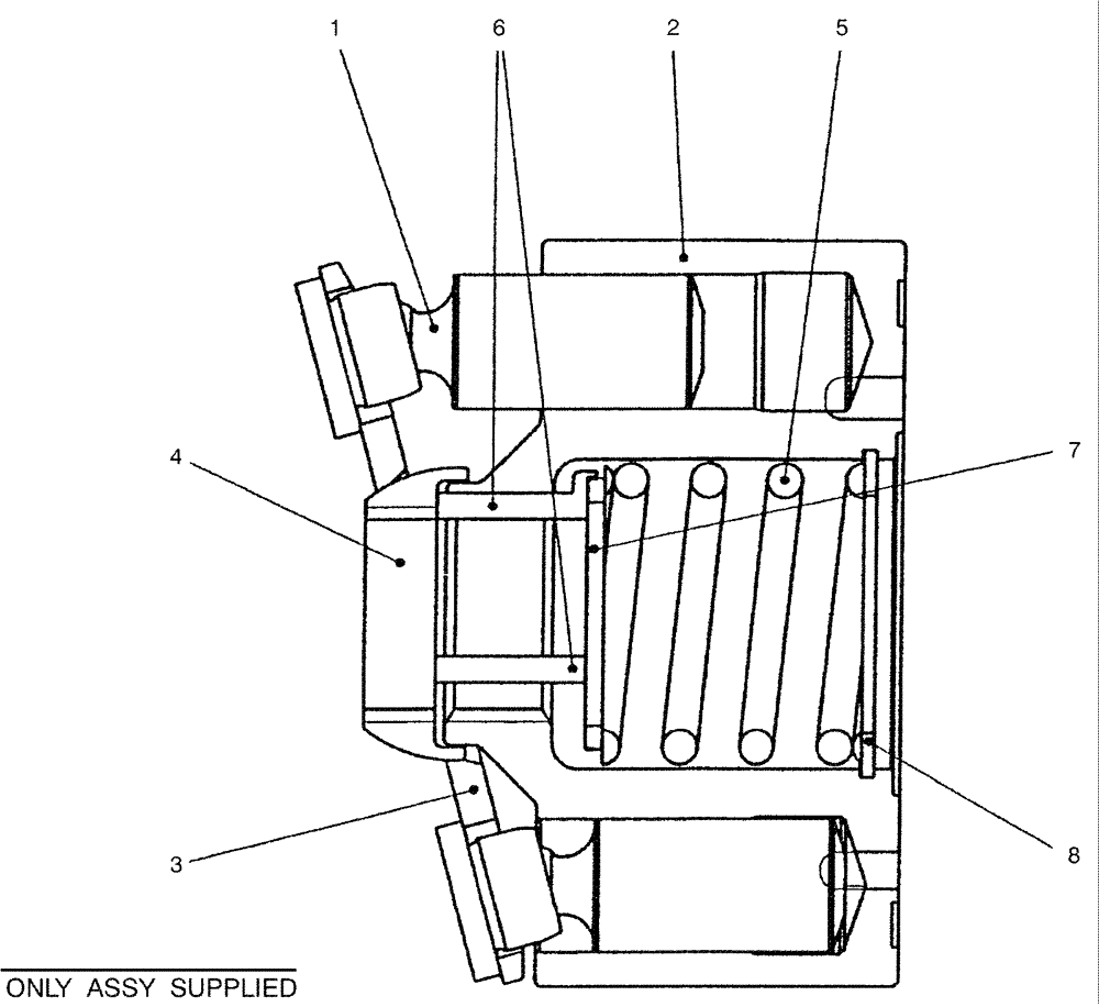 Схема запчастей Case CX36B - (07-023) - ROTARY ASSY (35) - HYDRAULIC SYSTEMS