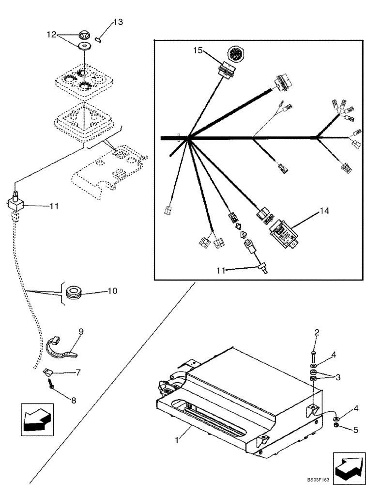 Схема запчастей Case 750K - (09-36) - CAB - HEATER AND CONTROLS (09) - CHASSIS/ATTACHMENTS