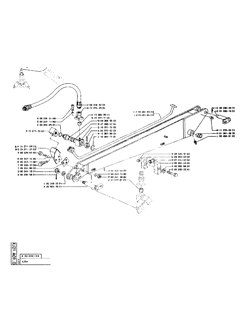 Схема запчастей Case 75P - (189) - NO DESCRIPTION PROVIDED (07) - HYDRAULIC SYSTEM