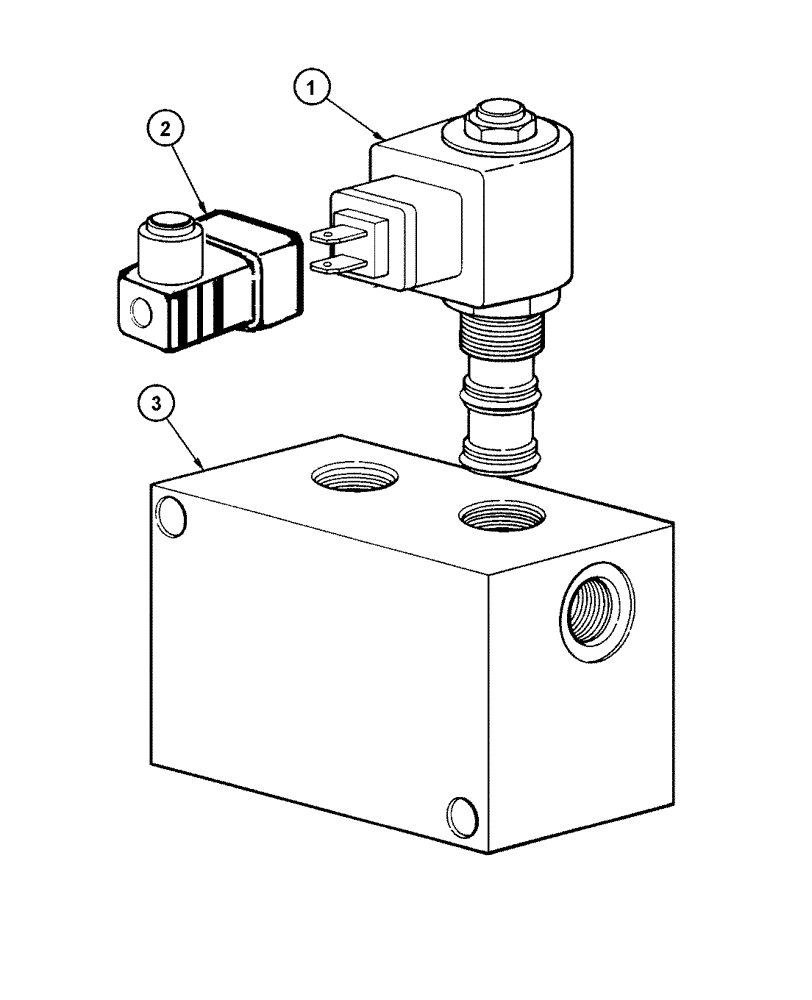 Схема запчастей Case 865 DHP - (8-130) - VALVE SOLENOID ASSEMBLY (08) - HYDRAULICS