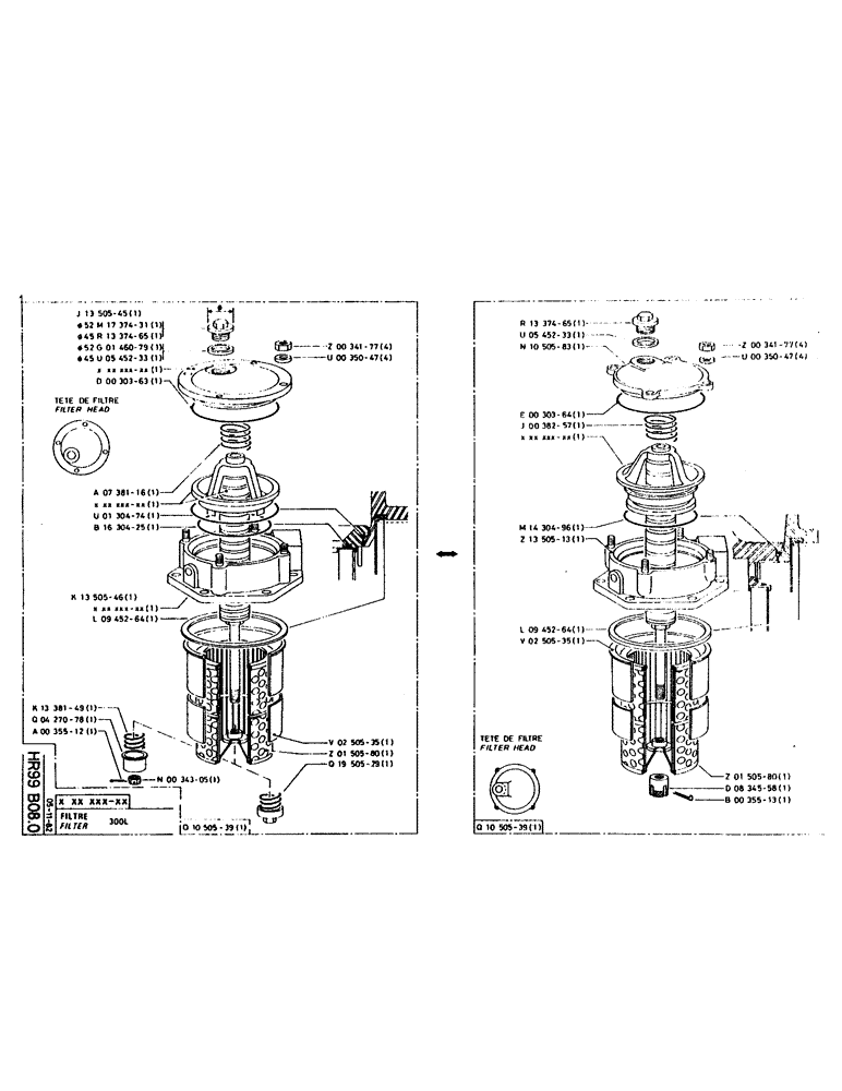 Схема запчастей Case 160CL - (235) - FILTER (07) - HYDRAULIC SYSTEM