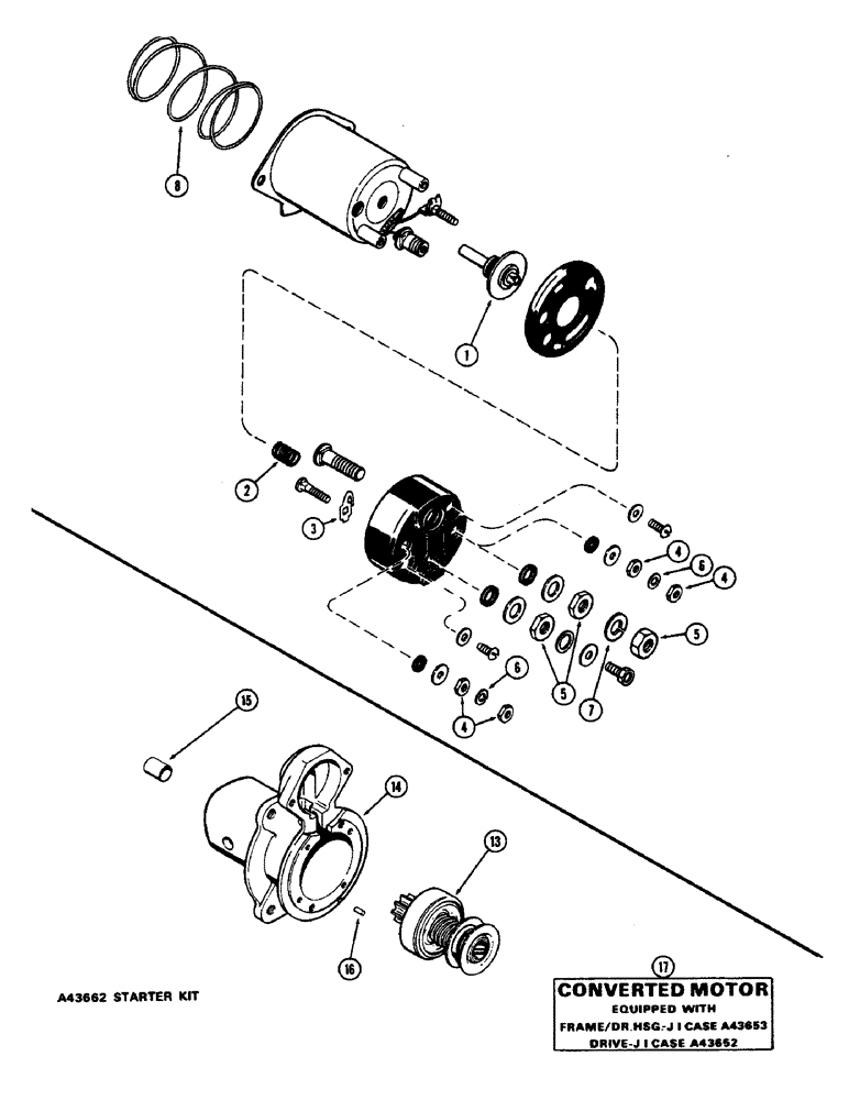 Схема запчастей Case 580B - (096) - G44891 SOLENOID, (188) DIESEL ENGINE (04) - ELECTRICAL SYSTEMS