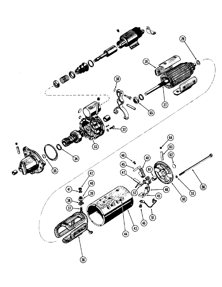 Схема запчастей Case 680CK - (079A) - A21281 STARTER, (267) DIESEL ENGINE (55) - ELECTRICAL SYSTEMS