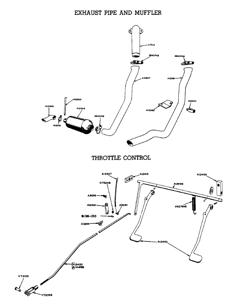 Схема запчастей Case W9 - (016) - DIESEL ENGINE, EXHAUST PIPE AND MUFFLER, EXHAUST PIPE (02) - ENGINE