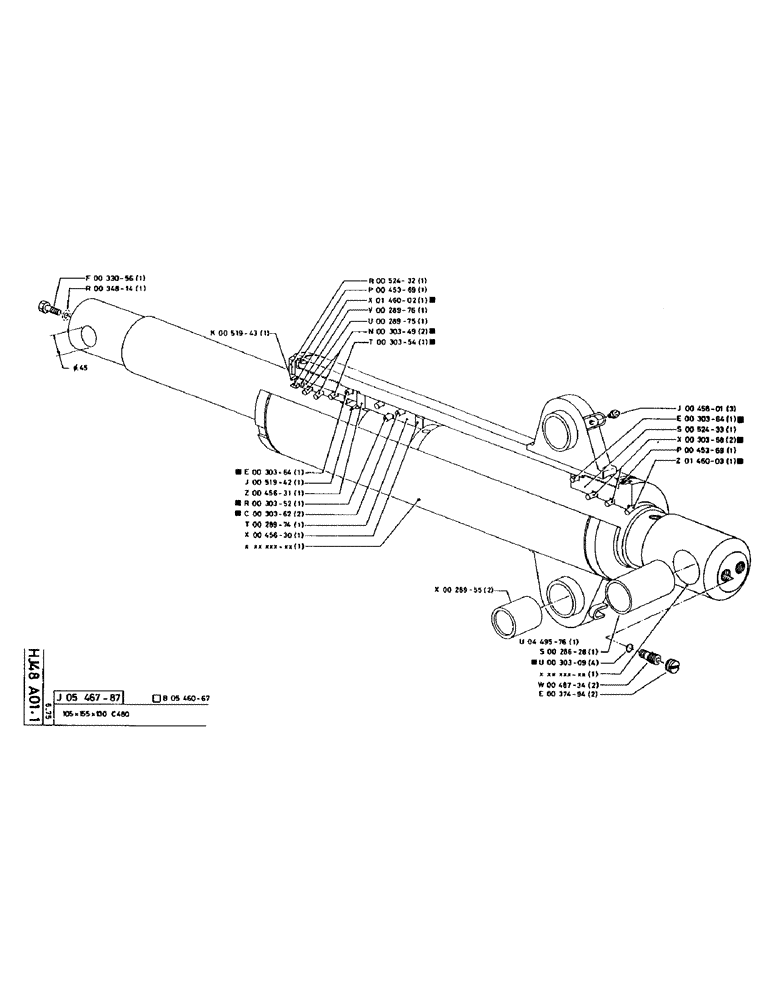 Схема запчастей Case 90CL - (089) - NO DESCRIPTION PROVIDED (07) - HYDRAULIC SYSTEM