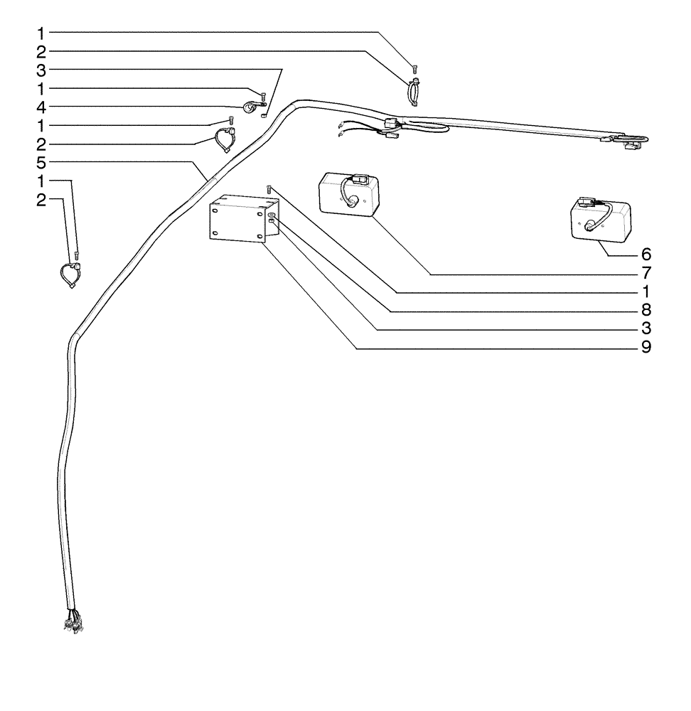 Схема запчастей Case 865B AWD - (04-07[01]) - ELECTRICAL SYSTEM, REAR FRAME (04) - ELECTRICAL SYSTEMS