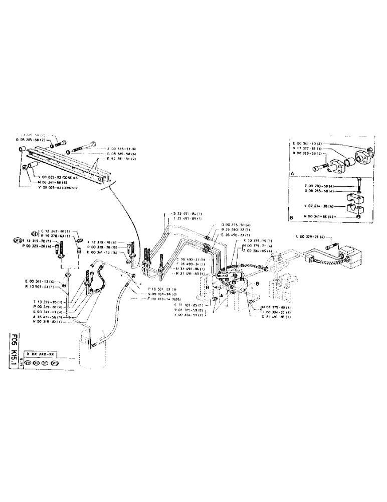 Схема запчастей Case 75P - (073) - HYDRAULIC CIRUIT (07) - HYDRAULIC SYSTEM