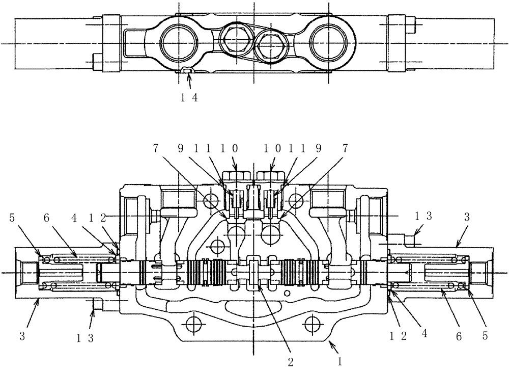 Схема запчастей Case CX50B - (HC005) - VALVE ASSEMBLY, CONTROL (ARM) (35) - HYDRAULIC SYSTEMS