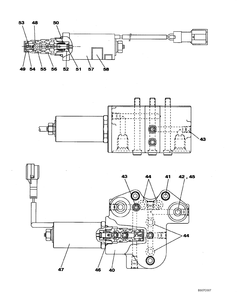 Схема запчастей Case CX210BNLC - (08-89) - KRJ17130 PUMP ASSY, HYDRAULIC - VALVE ASSY (08) - HYDRAULICS