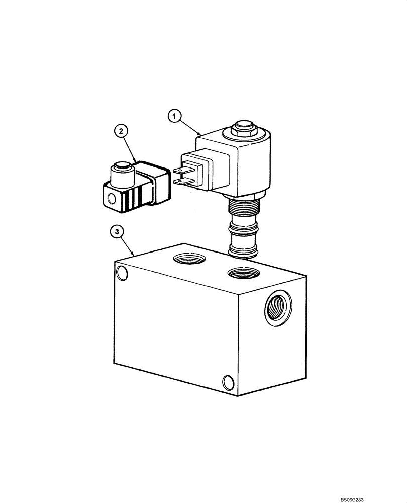 Схема запчастей Case 865 - (08.67[00]) - VALVE - SOLENOID - ASSEMBLY (08) - HYDRAULICS