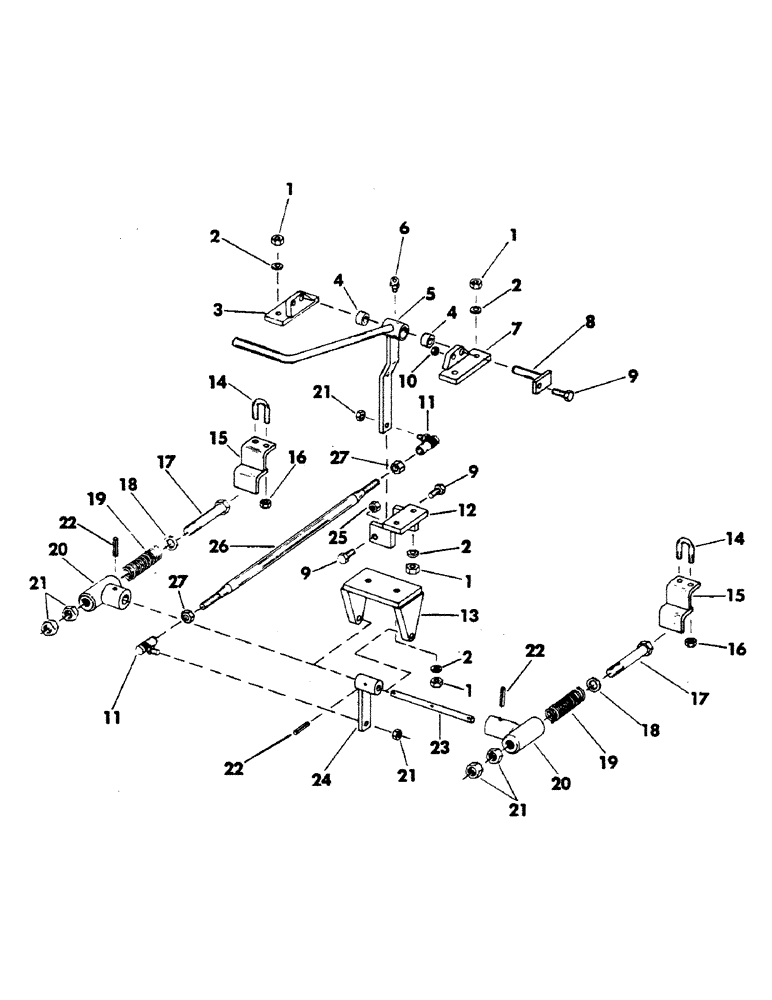 Схема запчастей Case 40EC - (078) - CRAWLER DETENT CONTROL AND LINKAGE (05) - UPPERSTRUCTURE CHASSIS