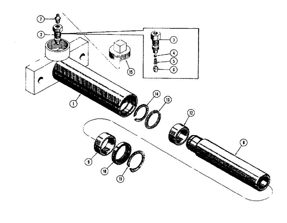 Схема запчастей Case 450 - (138) - HYDRAULIC TRACK ADJUSTER (04) - UNDERCARRIAGE