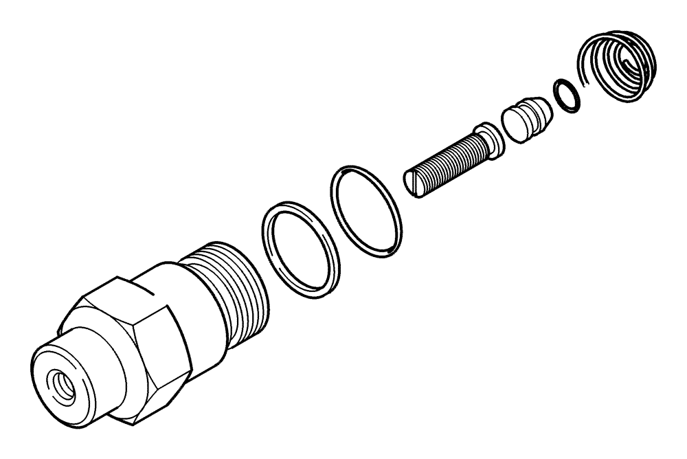 Схема запчастей Case 221D - (23.032[002]) - PRESS.REL.VALVE (S/N 581101-UP) (35) - HYDRAULIC SYSTEMS