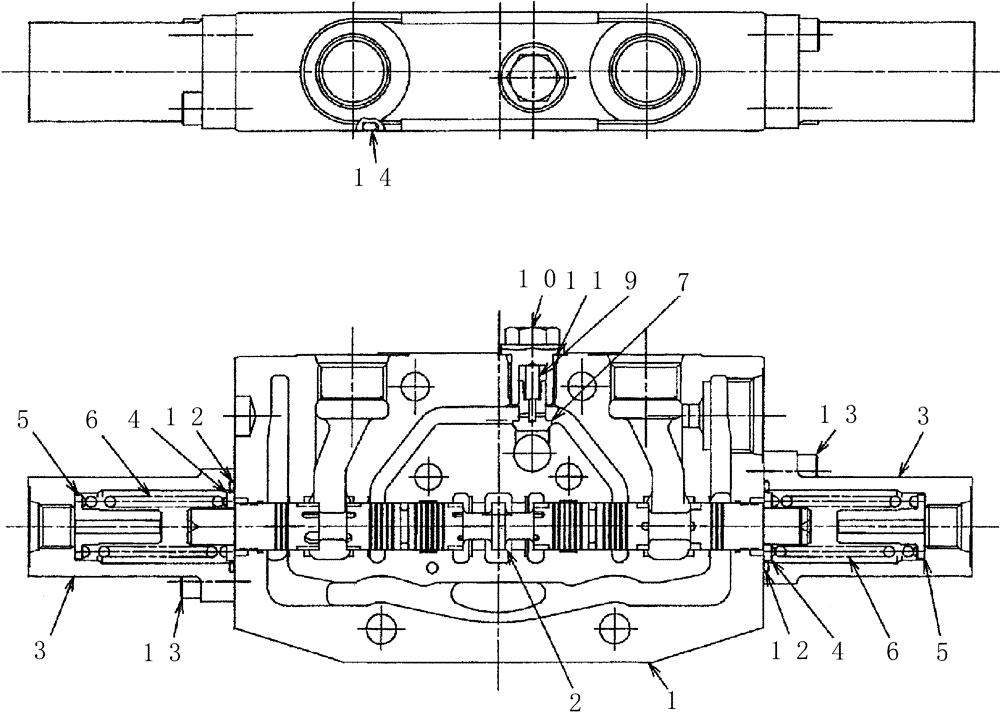 Схема запчастей Case CX31B - (HC002-01) - VALVE ASSY, CONTROL (DOZER) (00) - GENERAL & PICTORIAL INDEX