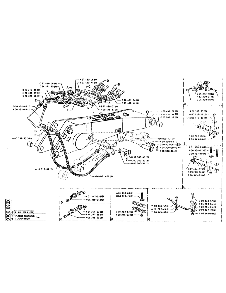 Схема запчастей Case 160CL - (279) - LOADER BOOM (09) - BOOMS