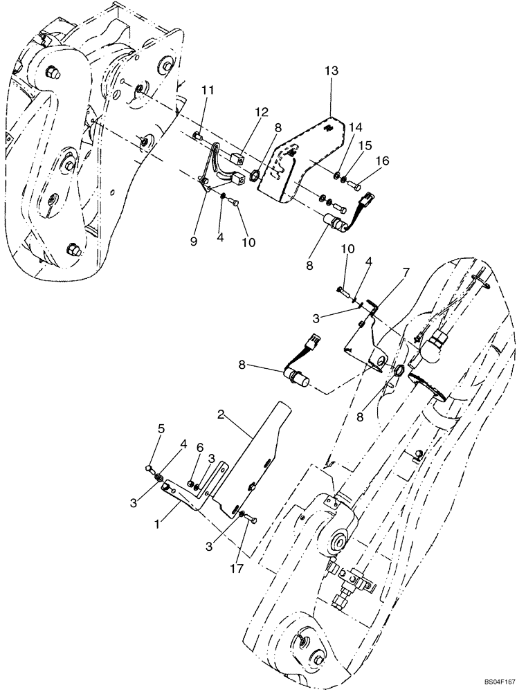 Схема запчастей Case 621D - (09-04A) - CONTROLS - RTD,RTT, AND HGT -XT- TIER II (09) - CHASSIS