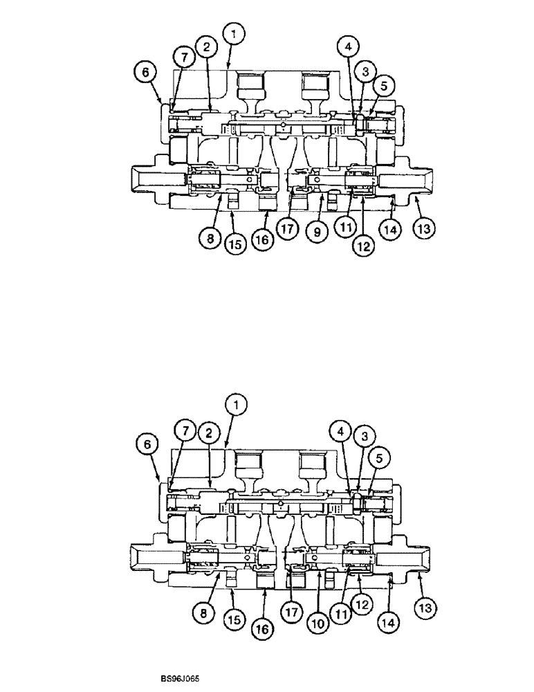 Схема запчастей Case 9060B - (8-195A) - 164998A1 CUSHION VALVE, FOR MODELS WITH LOAD HOLDING OPTION (08) - HYDRAULICS