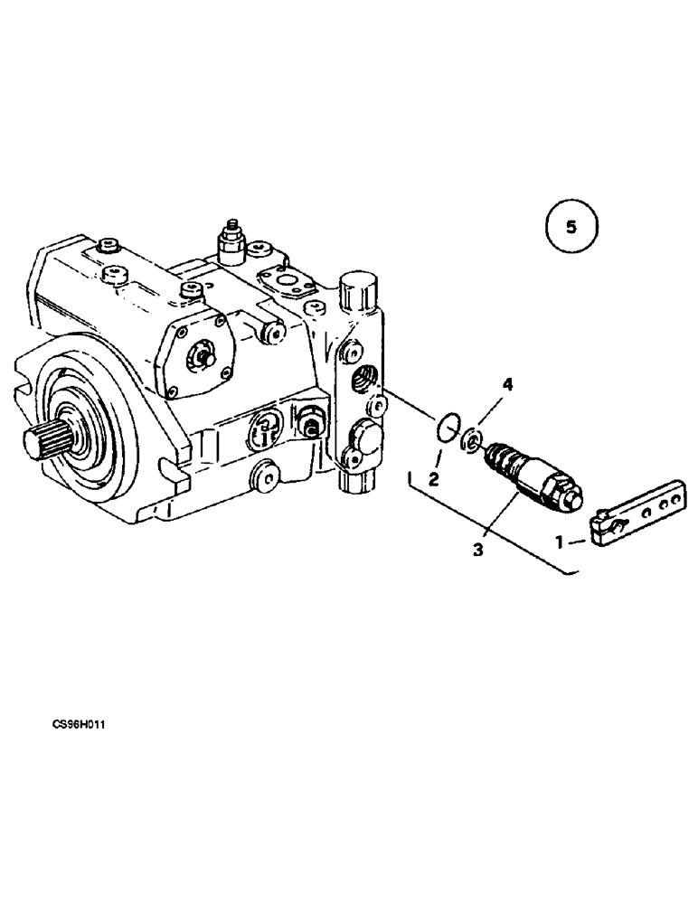 Схема запчастей Case 221B - (8-44) - HIGH PRESSURE PUMP - CONTROL, 121B DAH1215912-DAH1216843 / 221B DAH2215913-DAH2216858 (08) - HYDRAULICS