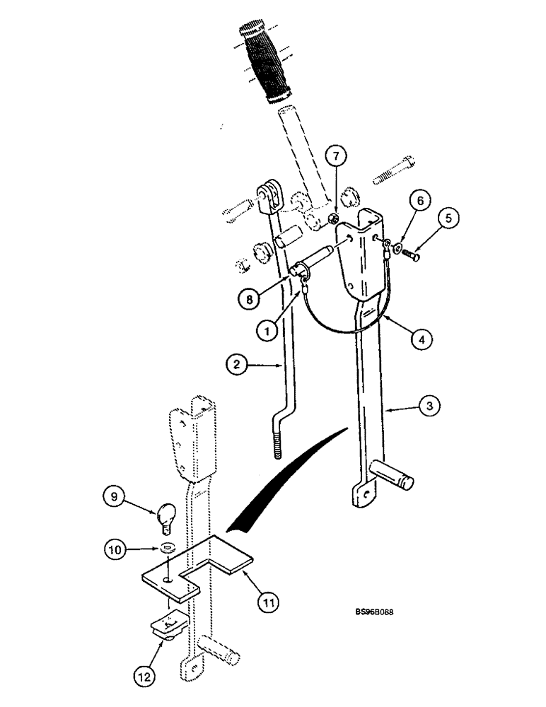 Схема запчастей Case 1825B - (6-06) - CONTROL LOCK, ITALIAN D.G.M. AND GERMAN T.U.V. (11) - TRACKS/STEERING