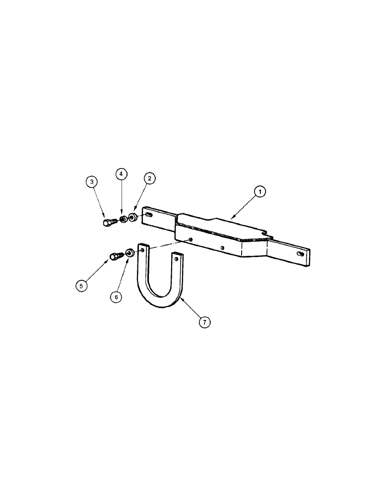 Схема запчастей Case 885 - (09-012[01]) - PROPELLER SHAFT GUARD - ASSEMBLY (09) - CHASSIS