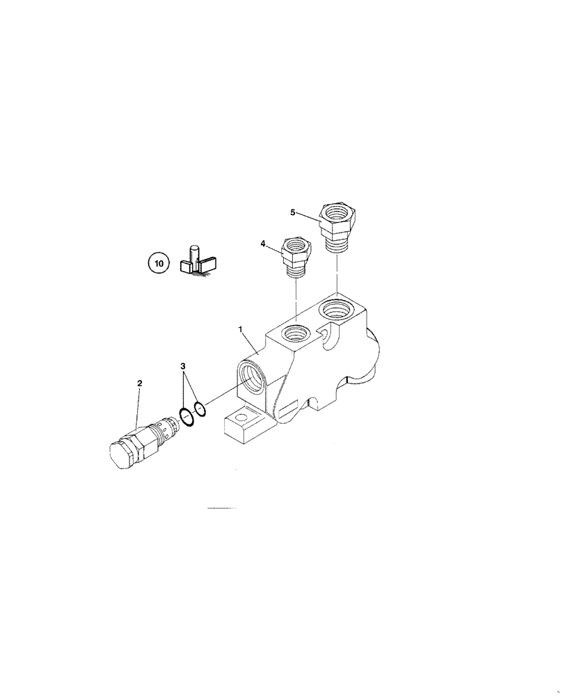 Схема запчастей Case 221D - (23.612[002]) - HYDRAULIC CONTROLS (OPTION) (S/N 581101-UP) (35) - HYDRAULIC SYSTEMS