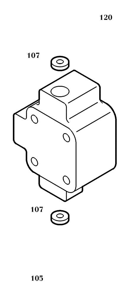 Схема запчастей Case 321D - (23.060[001]) - VALV.PRESS.ALIMENT (S/N 591052-UP) No Description