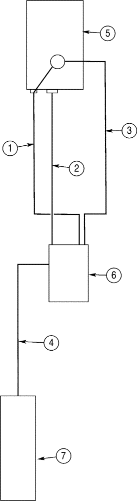 Схема запчастей Case BPG335 - (09-48) - HOSES, SINGLE WATER TANK 