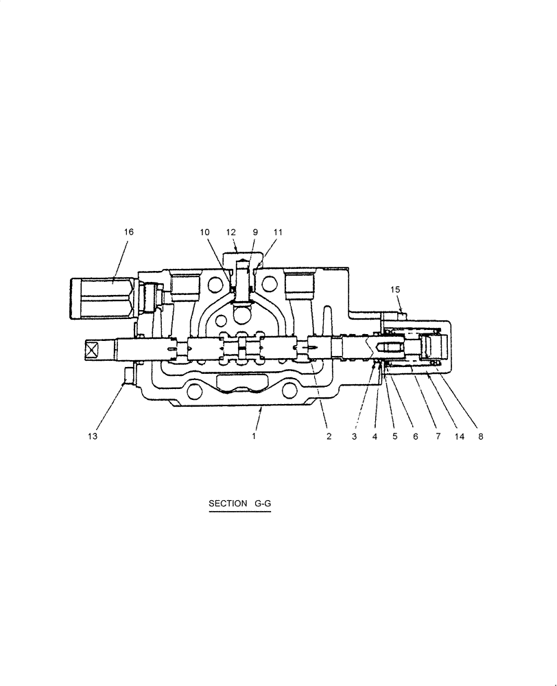 Схема запчастей Case CX31B - (HC007-01[1]) - HYDRAULIC CONTROL VALVE - COMPONENTS - RELIEF VALVE (BOOM SWING) (35) - HYDRAULIC SYSTEMS