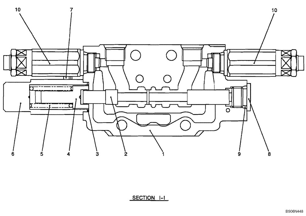 Схема запчастей Case CX17B - (08-010[00]) - VALVE SECTION, CONTROL VALVE - SUPPLY, CONNECTING (PU30V00026F1) (35) - HYDRAULIC SYSTEMS