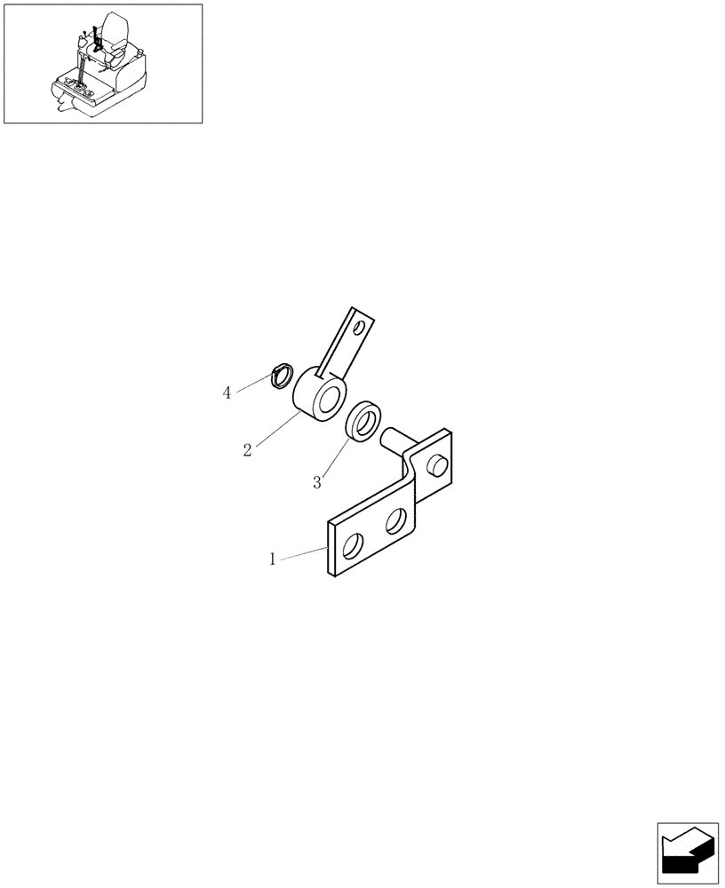 Схема запчастей Case CX27B - (0.004D[1]) - BRACKET ASSY - COMPONENTS (00) - GENERAL