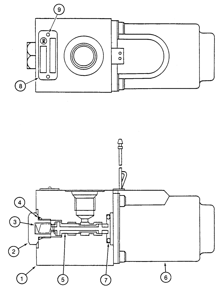 Схема запчастей Case 9060 - (8-048) - 150844A1 SOLENOID VALVE (08) - HYDRAULICS