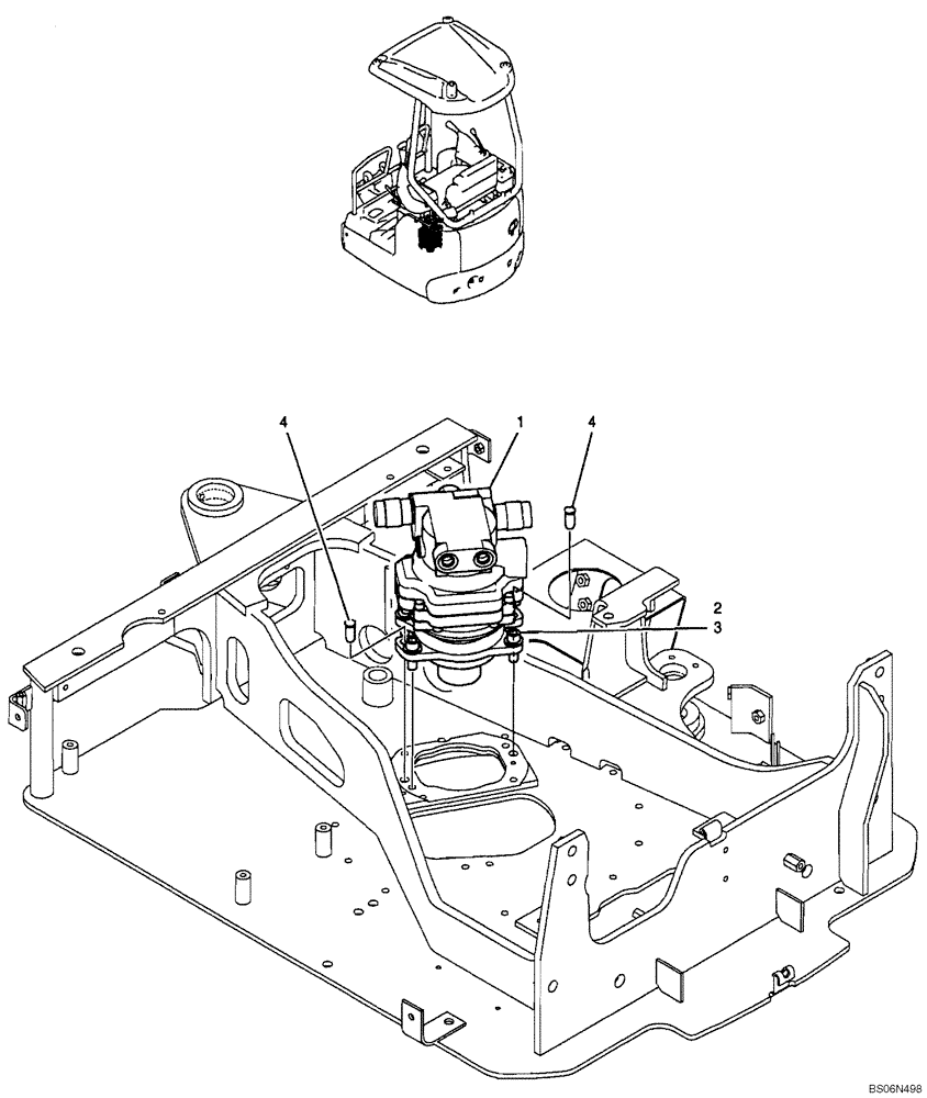 Схема запчастей Case CX17B - (01-015[00]) - MOTOR INSTAL, SWING (PU32W00012F1) (35) - HYDRAULIC SYSTEMS