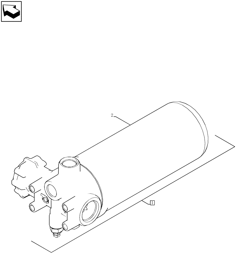 Схема запчастей Case 570NXT - (35.105.AC[01]) - HYDRAULIC OIL FILTER, ASSY (35) - HYDRAULIC SYSTEMS